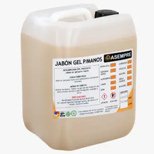 Jabón Gel Asempre p/manos Almendras