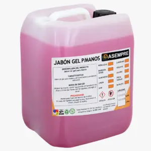 Jabón Gel Asempre p/manos  Gardenias