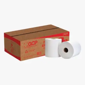 Toalla en Rollo GCP Blanca HS c/6 rollos de 180 mts